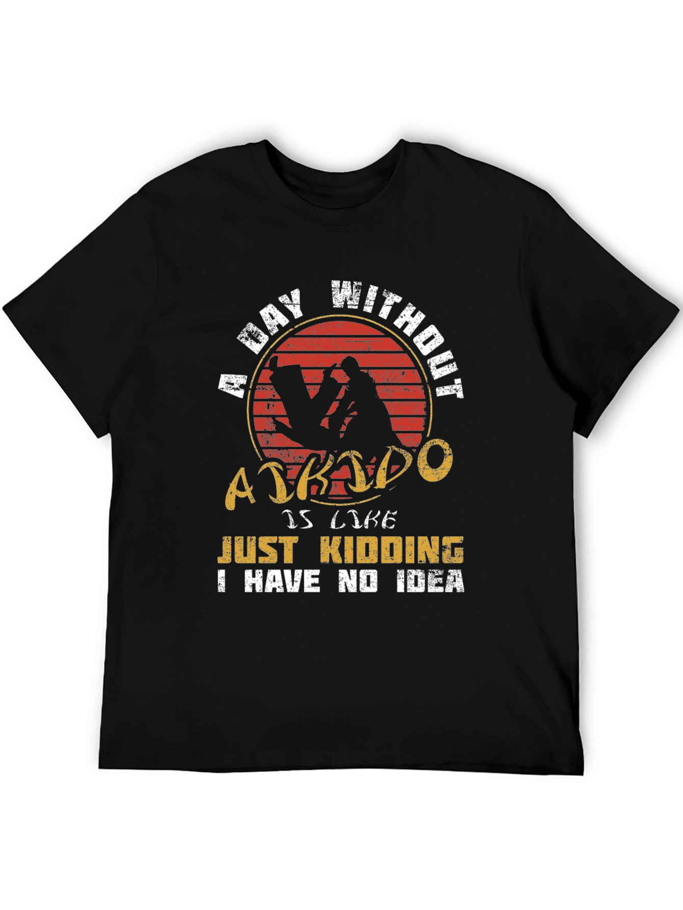 Aikido T-Shirt: A Day Without Aikido Funny Tee