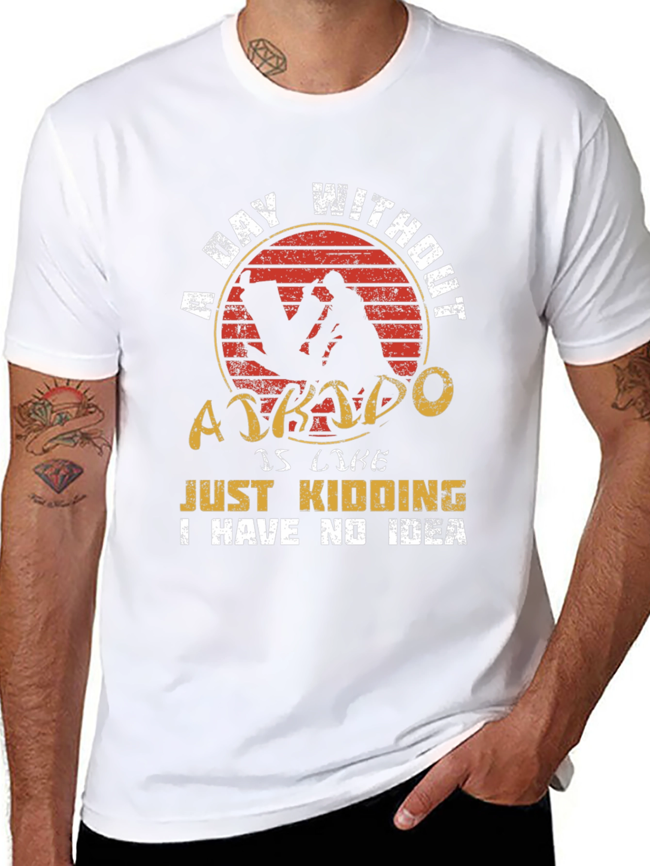 Aikido T-Shirt: A Day Without Aikido Funny Tee