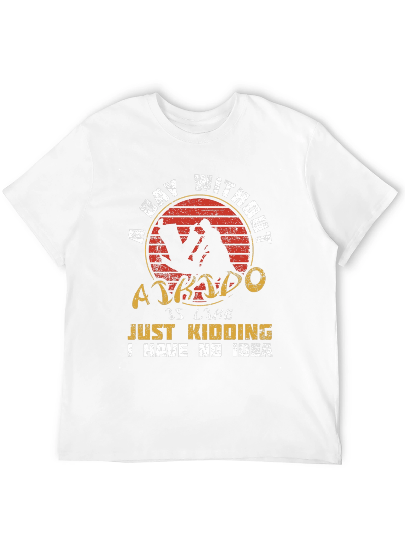 Aikido T-Shirt: A Day Without Aikido Funny Tee