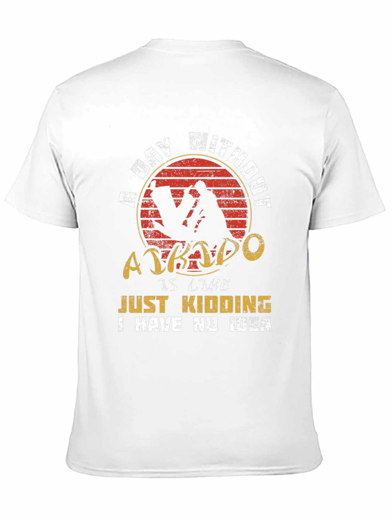 Aikido T-Shirt: A Day Without Aikido Funny Tee