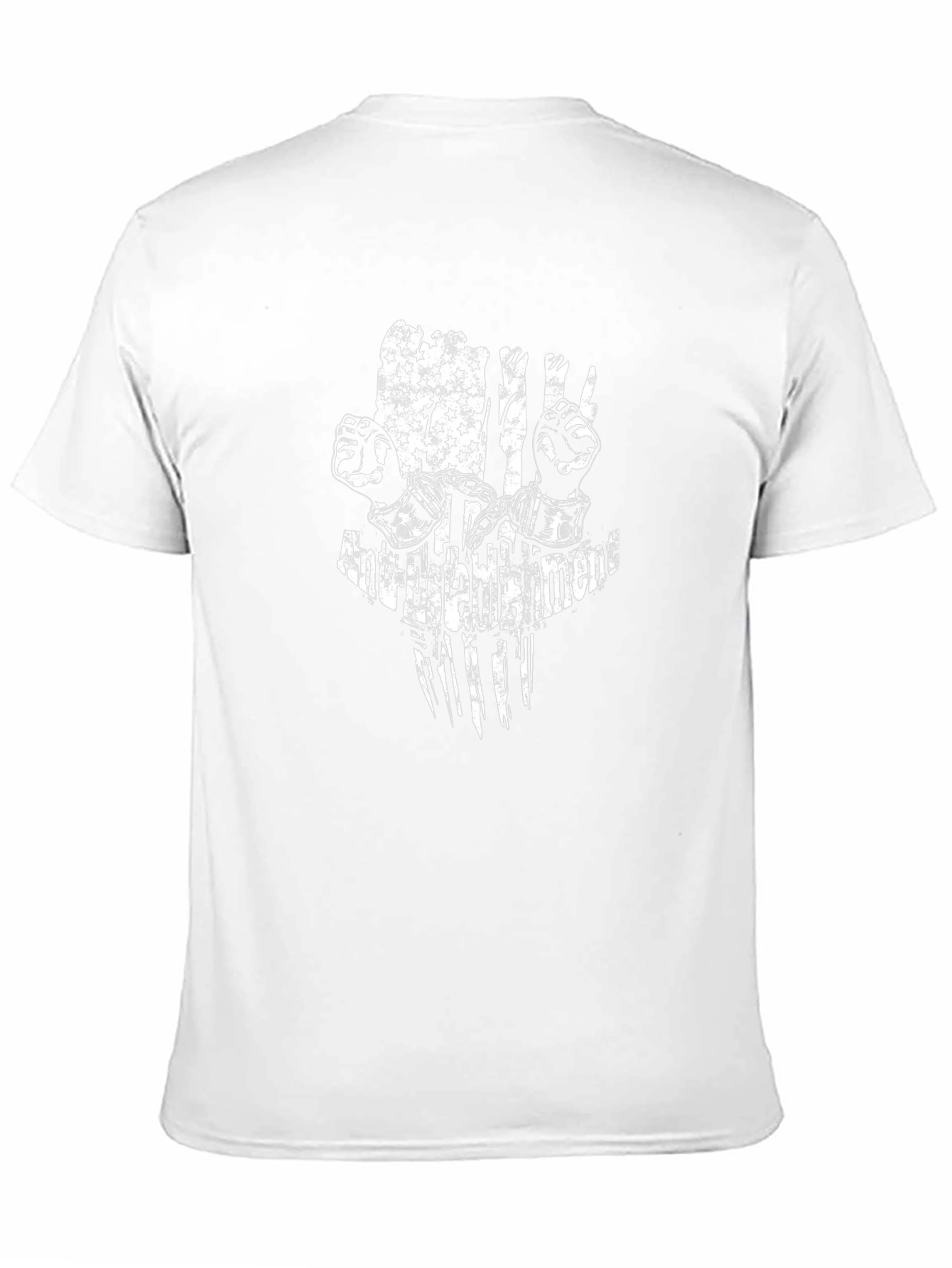 Anti-Establishment Graphic Print Black T-Shirt