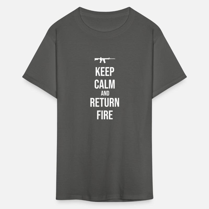 2nd Amendment Military Gun Keep Calm And Return Fi