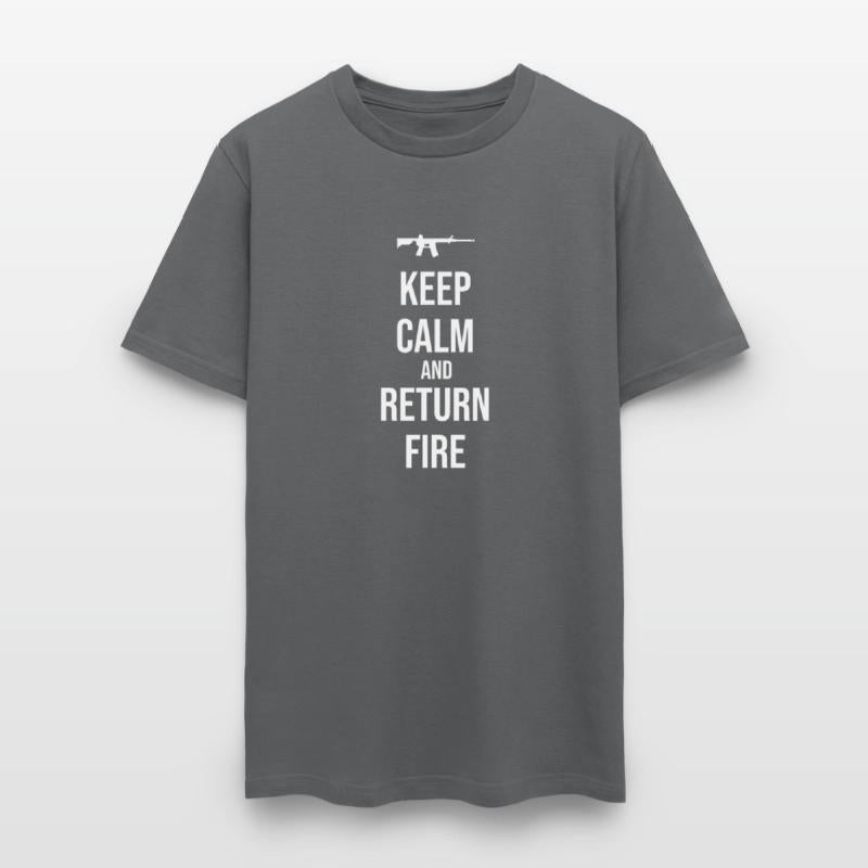 2nd Amendment Military Gun Keep Calm And Return Fi
