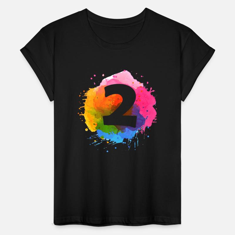 2nd Birthday Color Paint Splash Birthday Party |