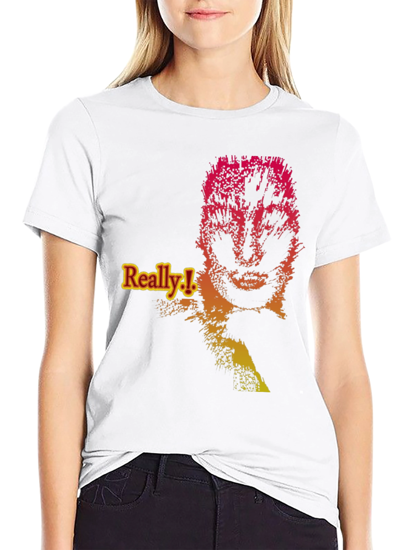 Abstract Graphic Tee - Really! Statement Shirt