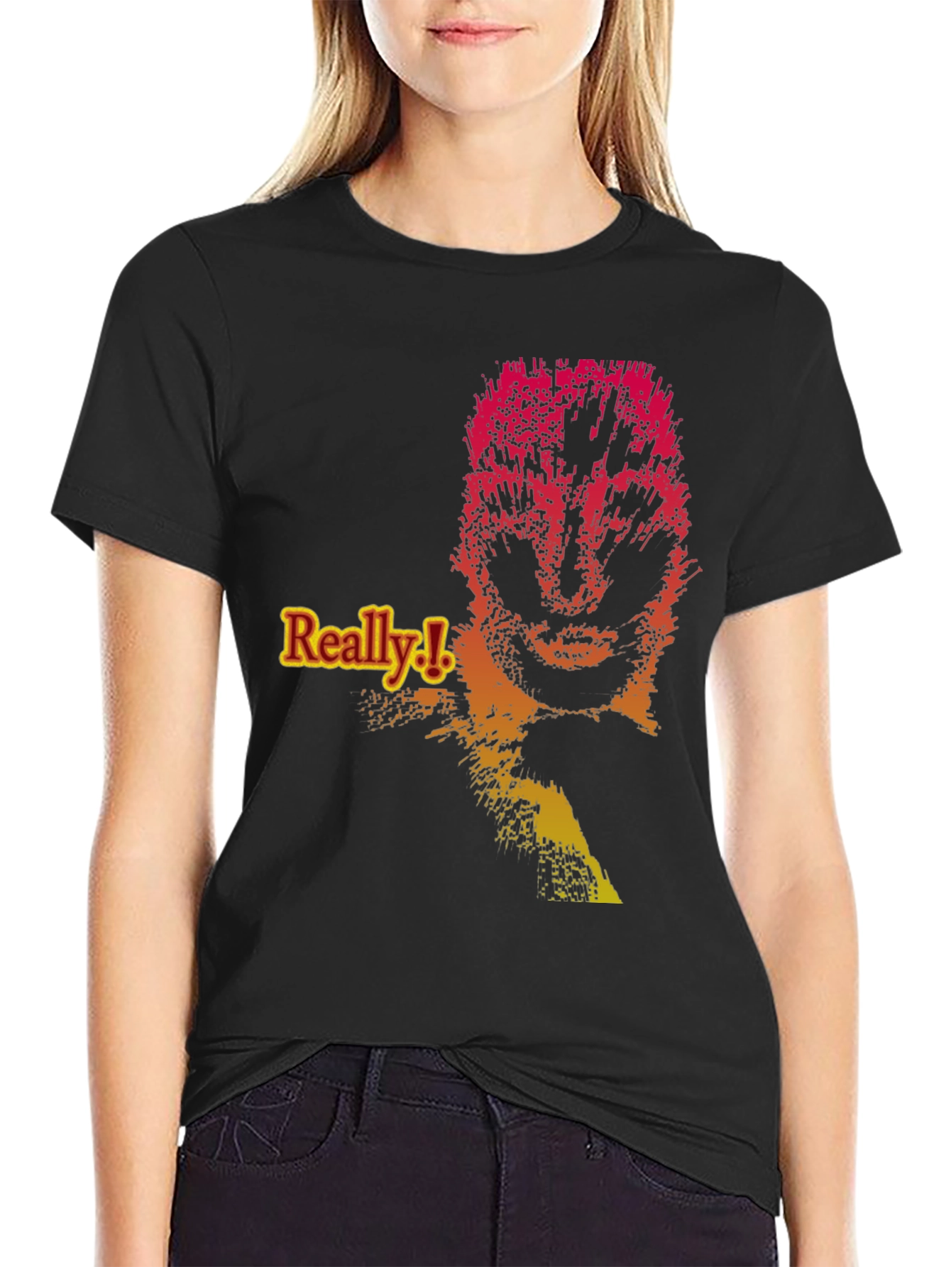 Abstract Graphic Tee - Really! Statement Shirt
