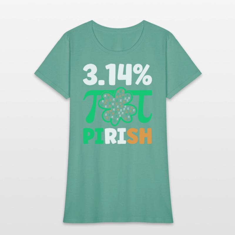 3.14% PIrish Funny St. Patricks Math Geek Pi Day