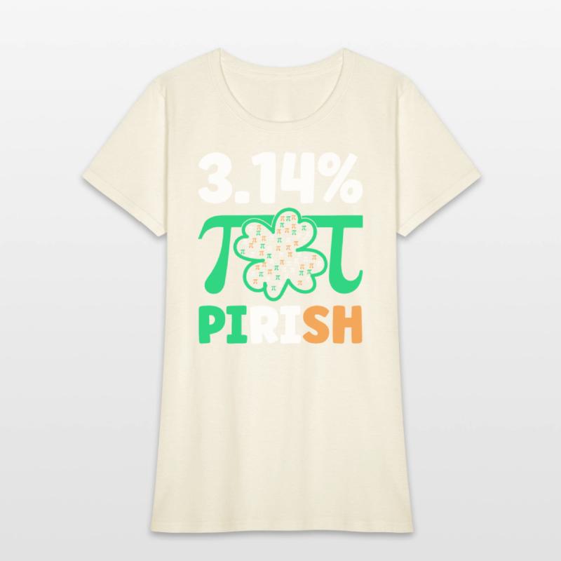 3.14% PIrish Funny St. Patricks Math Geek Pi Day
