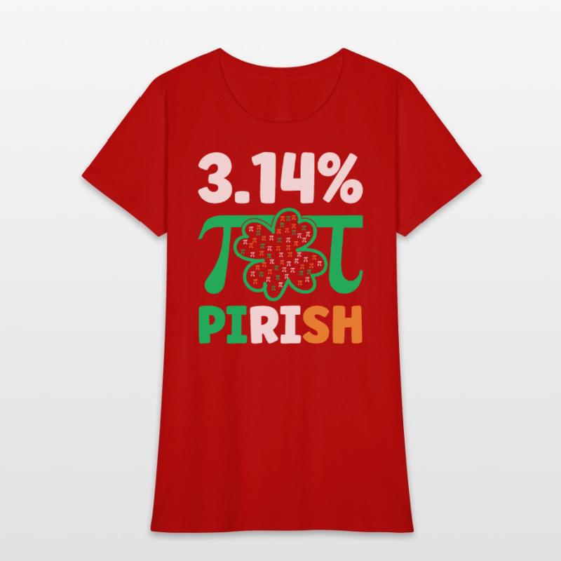 3.14% PIrish Funny St. Patricks Math Geek Pi Day