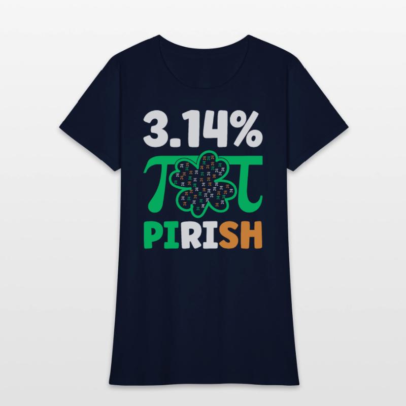 3.14% PIrish Funny St. Patricks Math Geek Pi Day