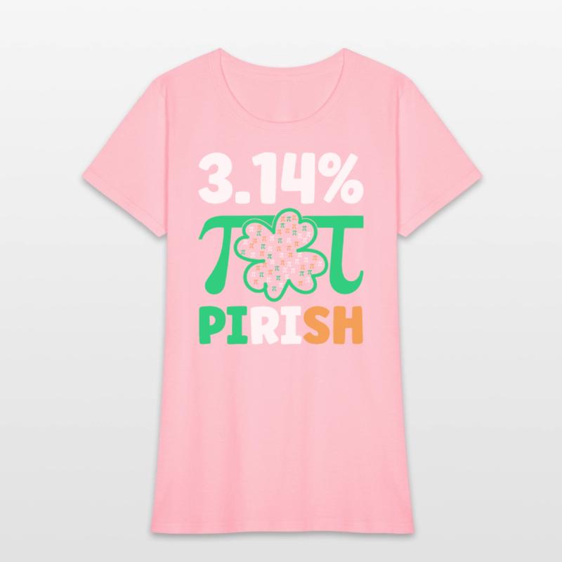 3.14% PIrish Funny St. Patricks Math Geek Pi Day
