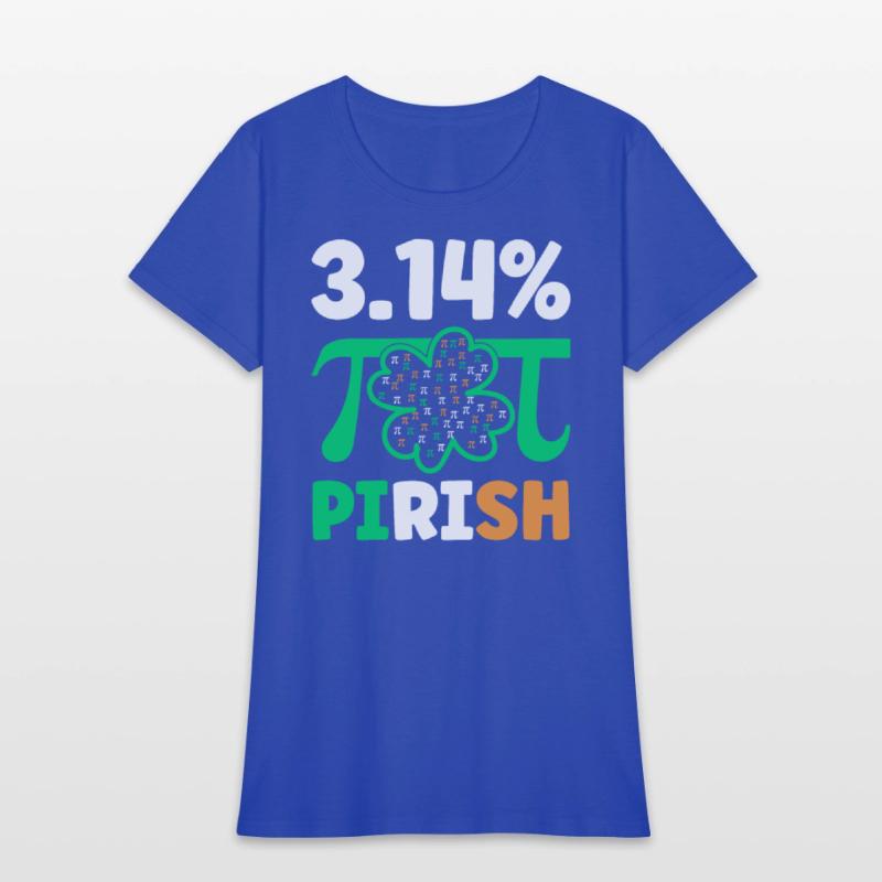 3.14% PIrish Funny St. Patricks Math Geek Pi Day