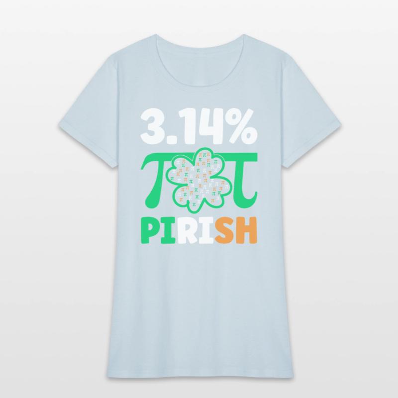 3.14% PIrish Funny St. Patricks Math Geek Pi Day