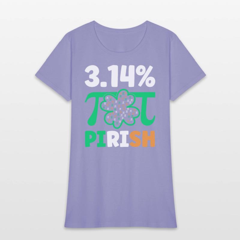 3.14% PIrish Funny St. Patricks Math Geek Pi Day