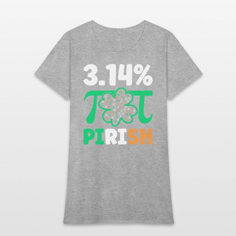 3.14% PIrish Funny St. Patricks Math Geek Pi Day
