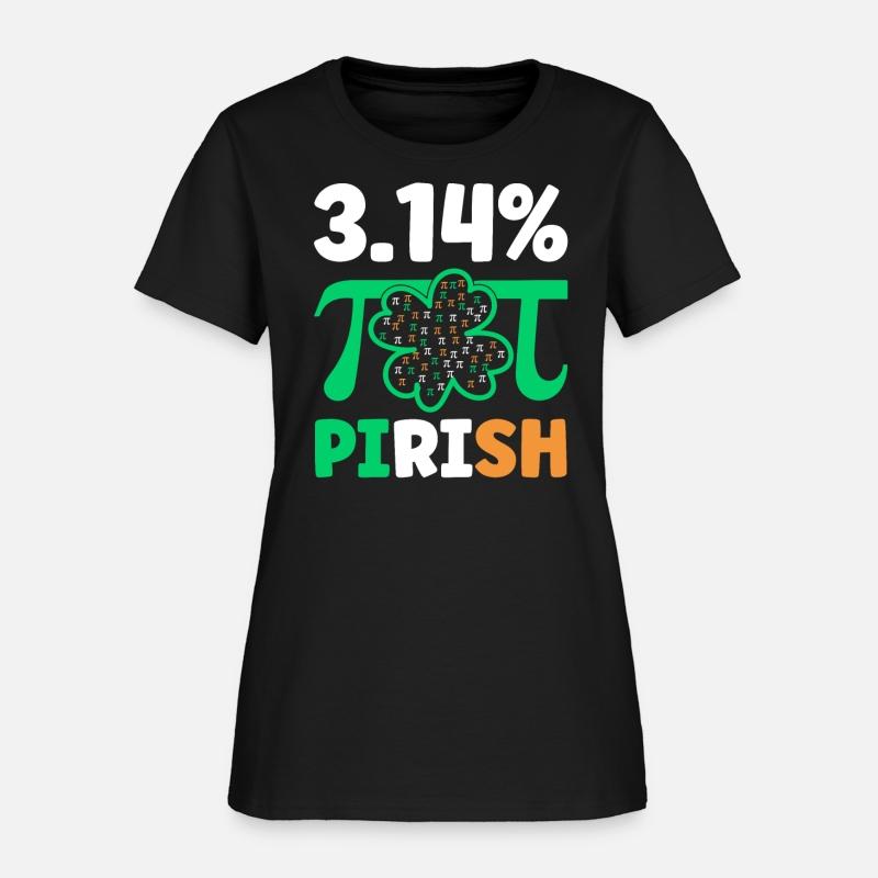 3.14% PIrish Funny St. Patricks Math Geek Pi Day