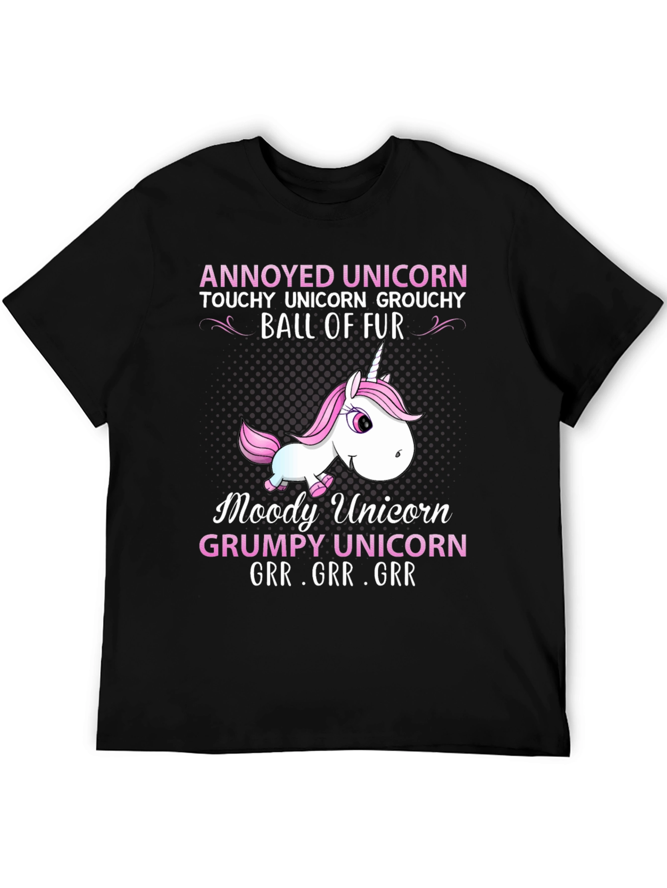 Annoyed Unicorn Graphic T-Shirt