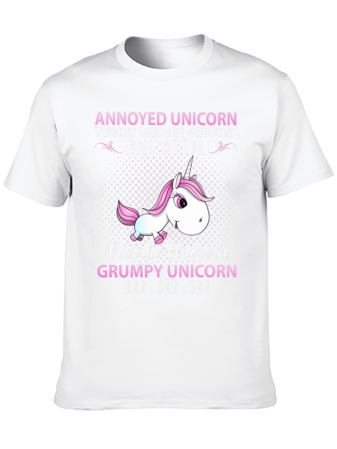 Annoyed Unicorn Graphic T-Shirt