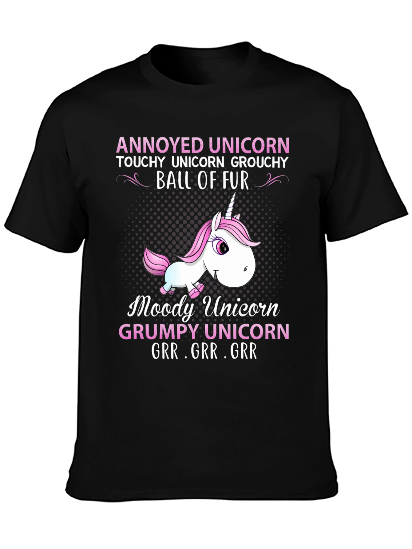 Annoyed Unicorn Graphic T-Shirt
