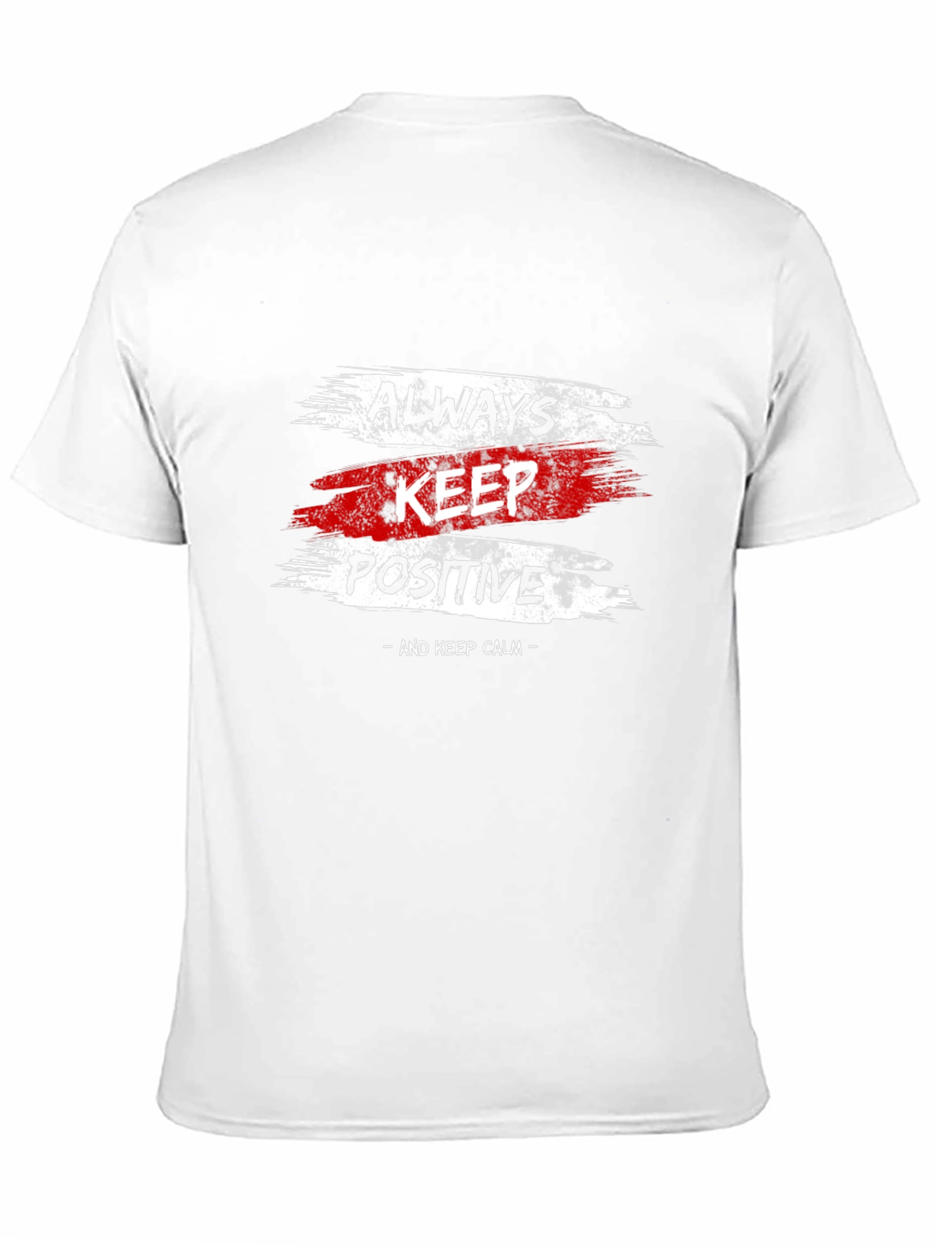 Always Keep Positive T-Shirt | Motivational Black Tee