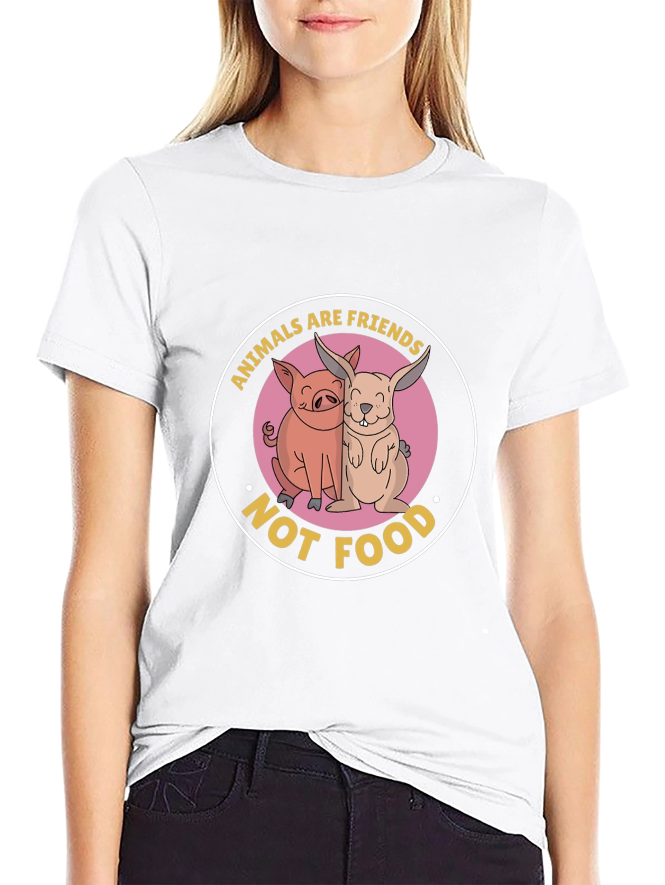 Animals are Friends Not Food T-Shirt