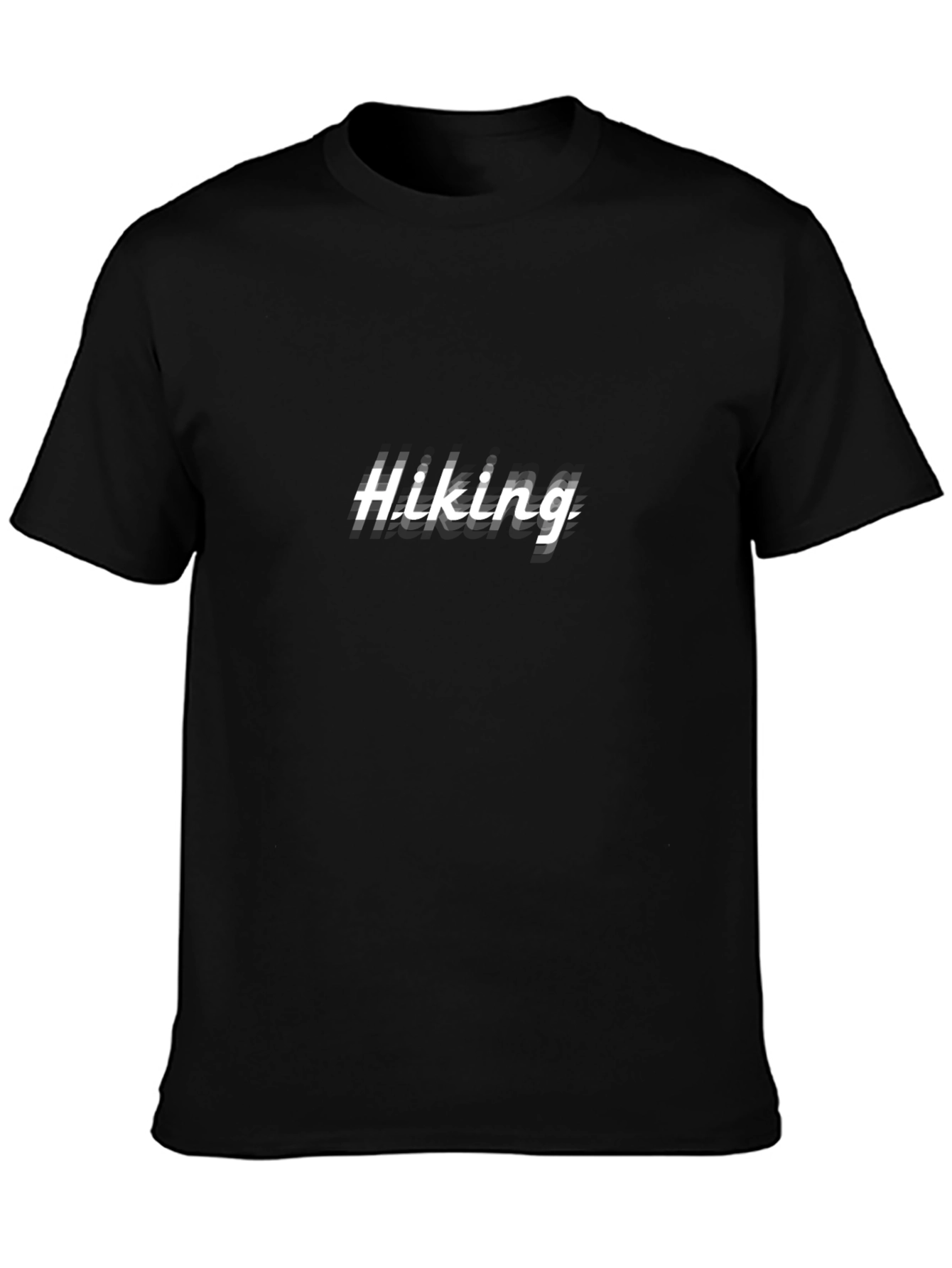 Hiking T-Shirt - Black Short Sleeve