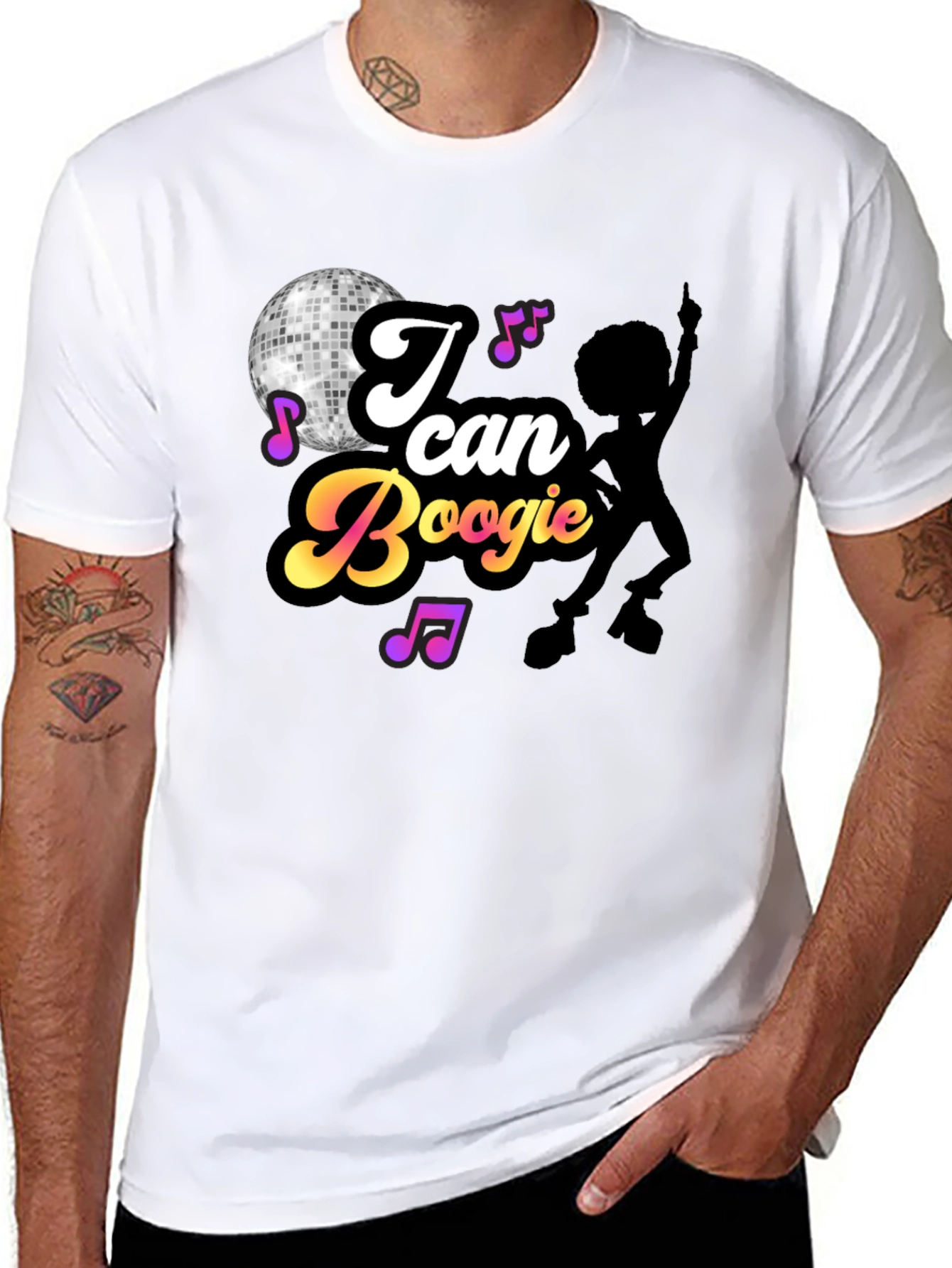 I Can Boogie Disco T-Shirt - Retro Dance Tee