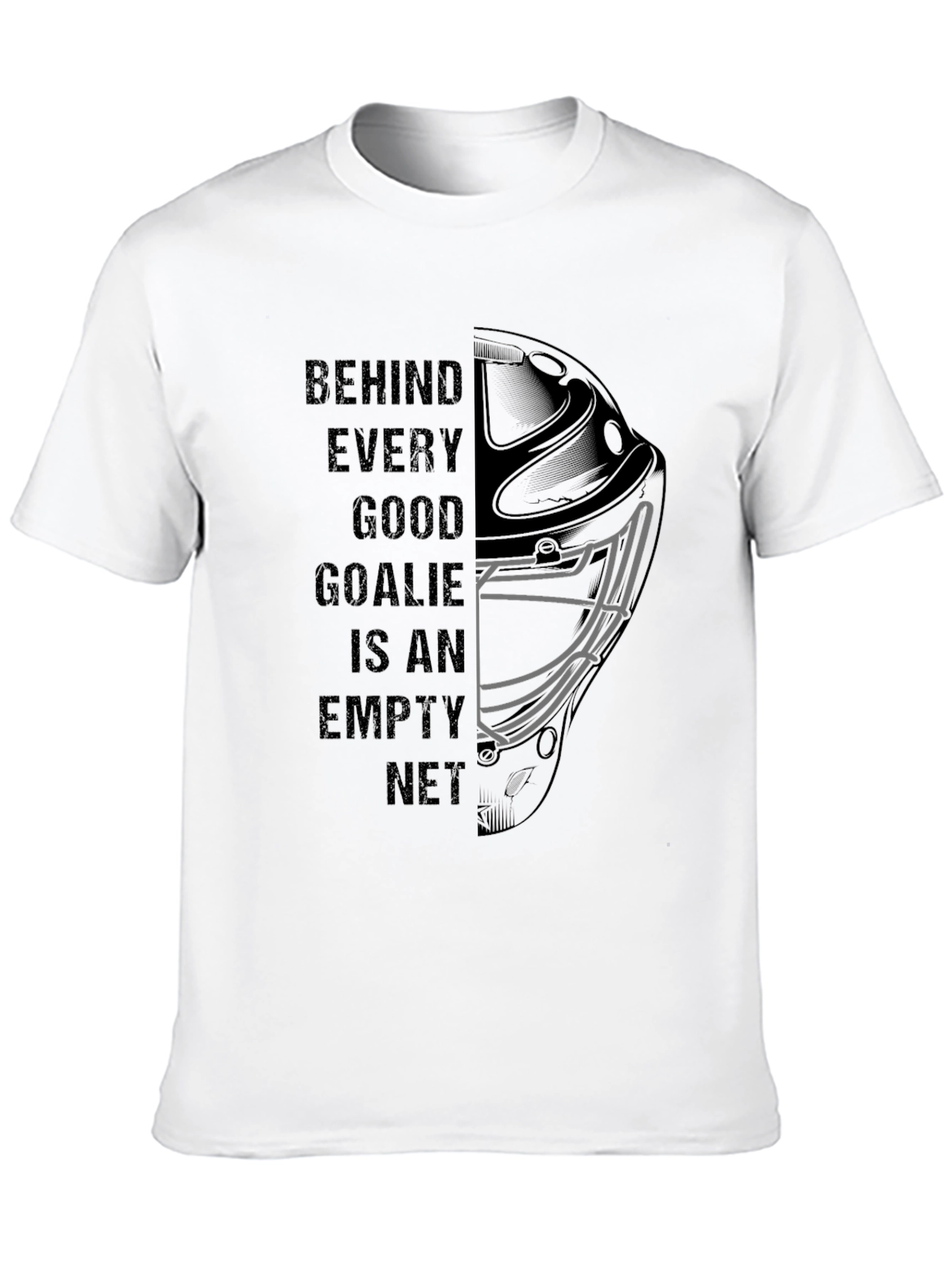 Hockey Goalie T-Shirt - Behind Every Good Goalie...