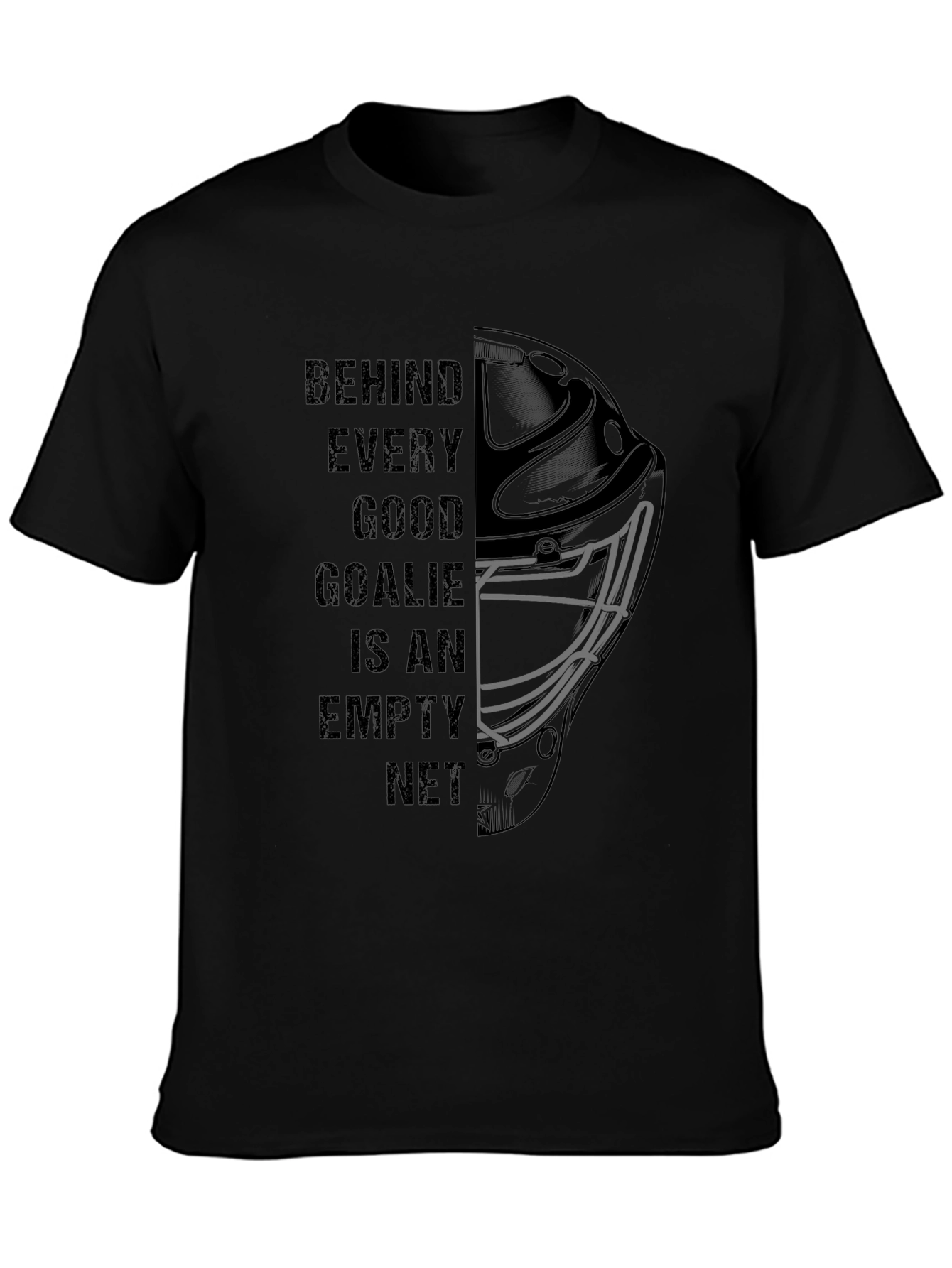 Hockey Goalie T-Shirt - Behind Every Good Goalie...