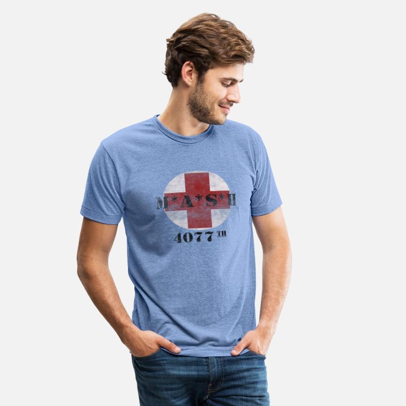 4077 Army 4077th in Red Cross Military Vintage T S