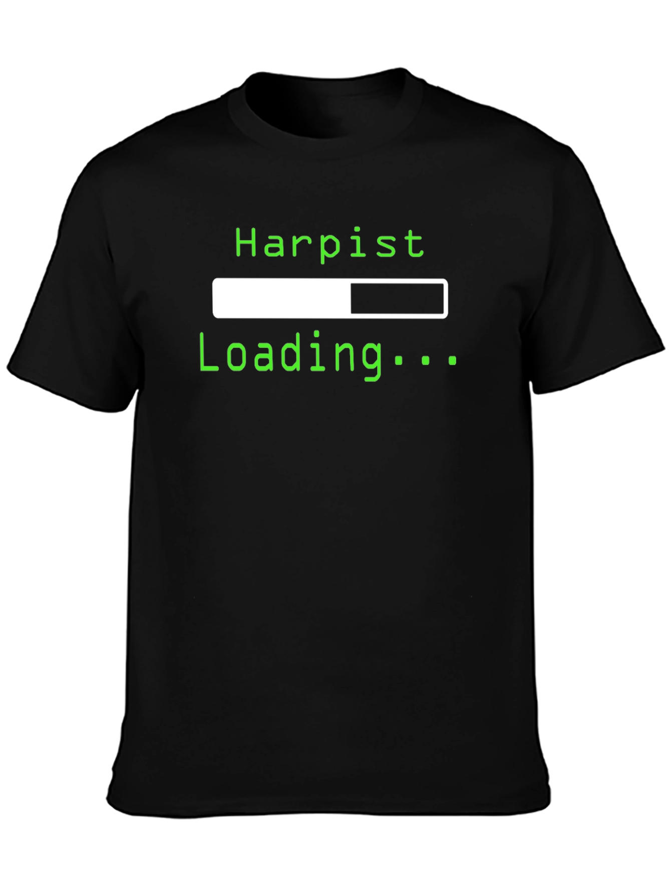 Harpist Loading T-Shirt - Funny Musician Tee
