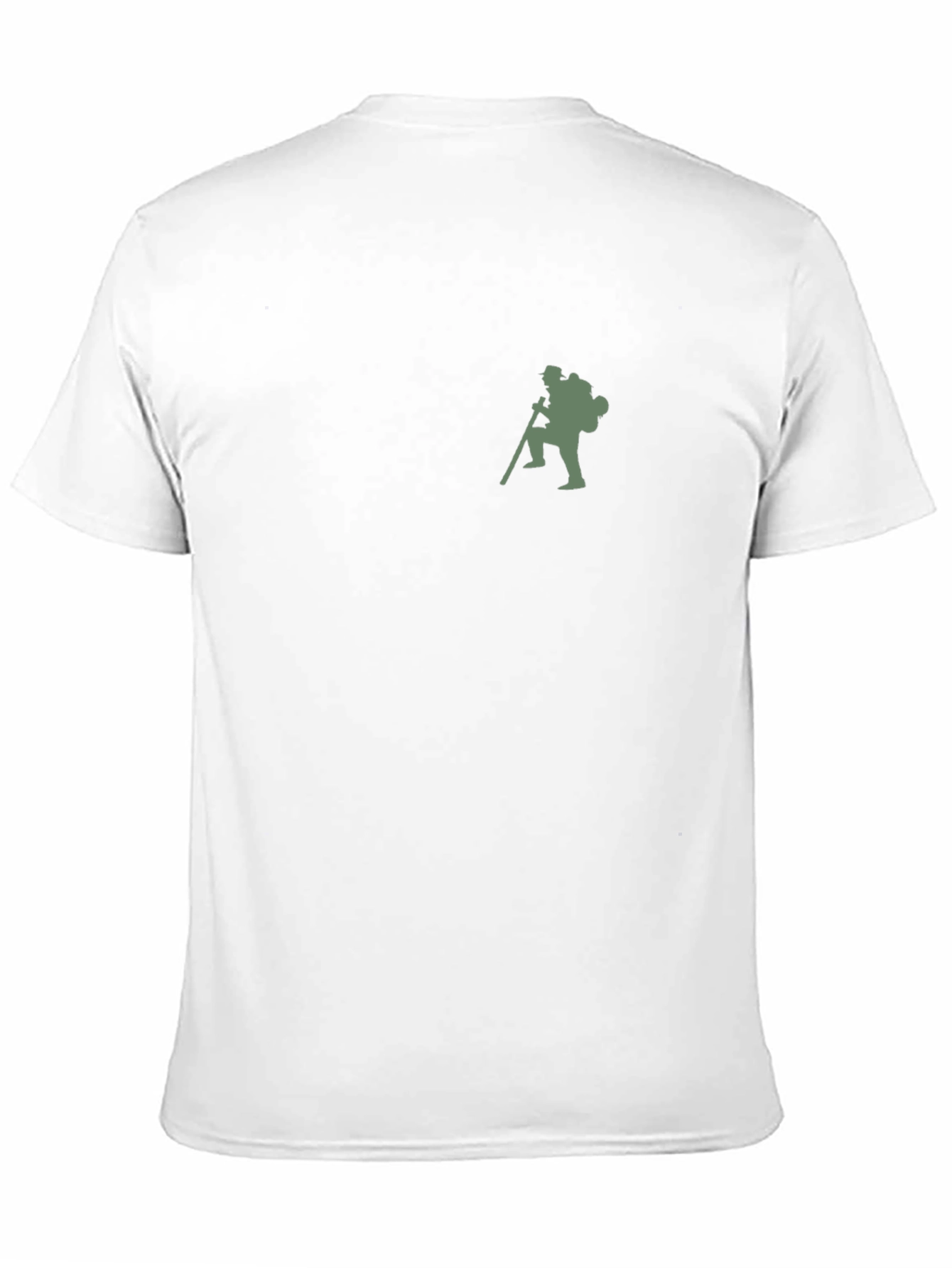 Hiking Man Graphic T-Shirt - Black