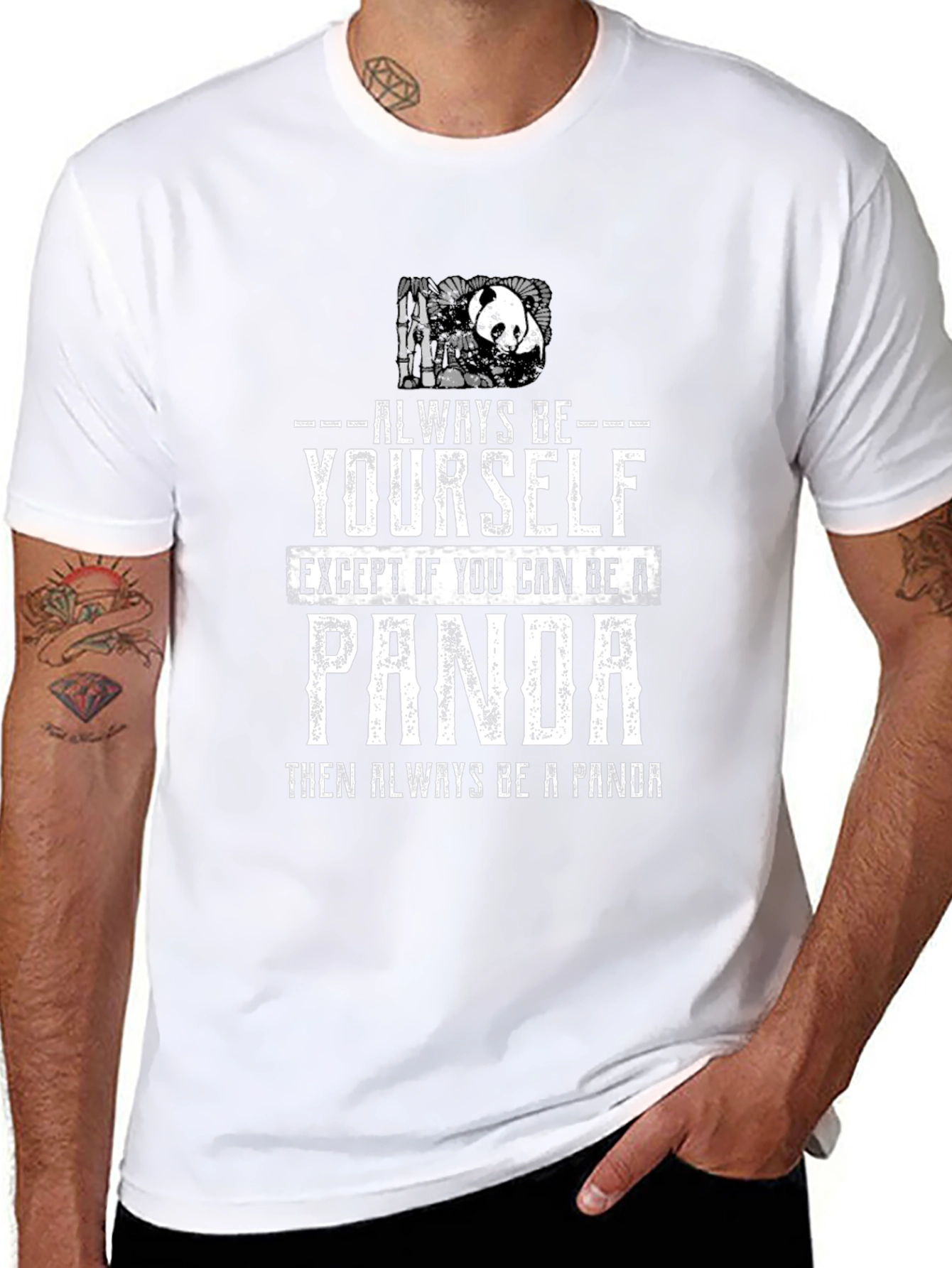Always Be Yourself Panda T-Shirt