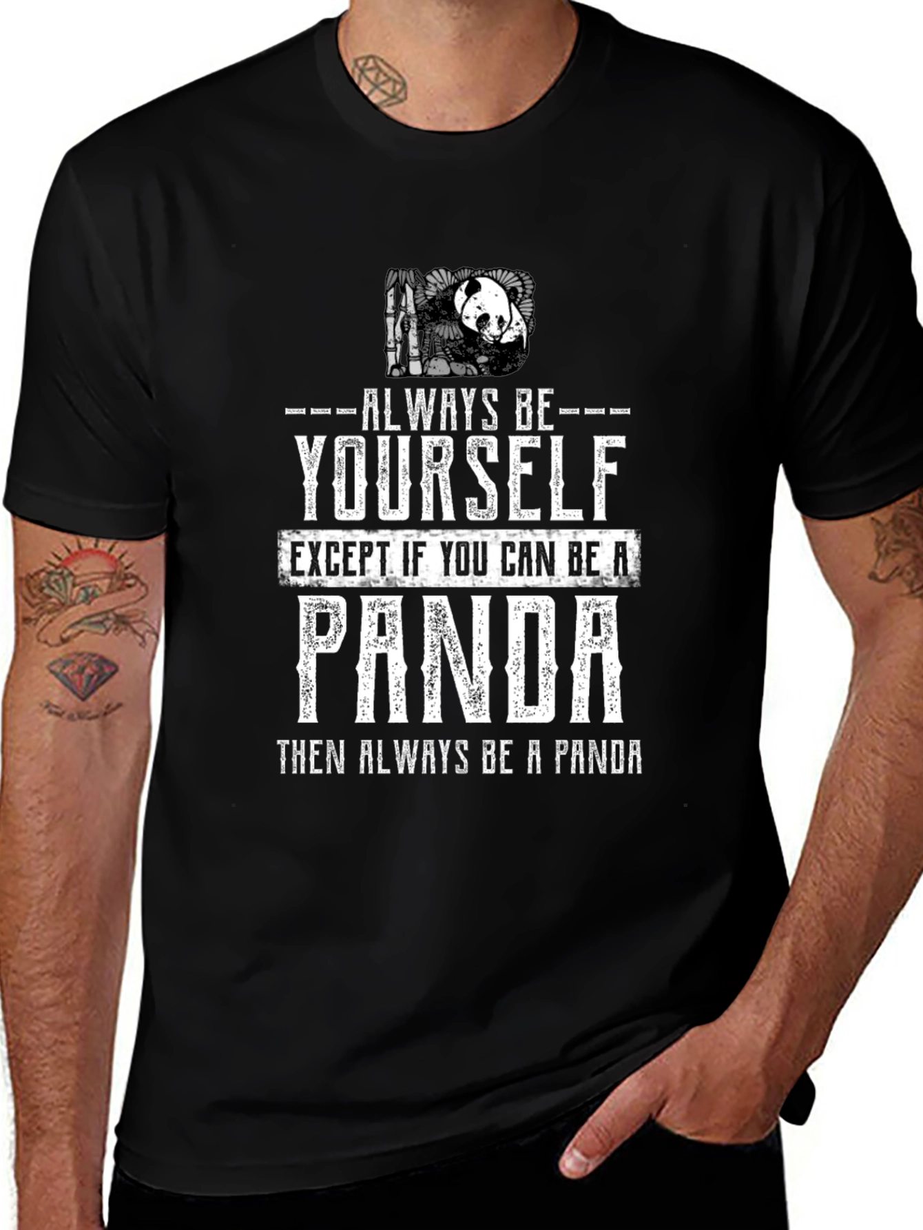 Always Be Yourself Panda T-Shirt