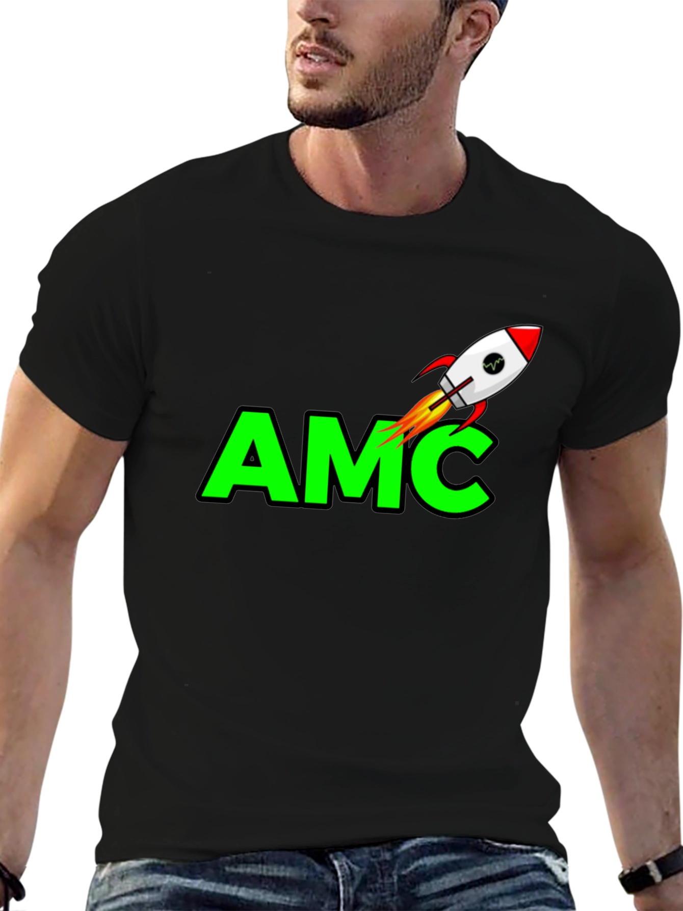AMC Rocket Black T-Shirt