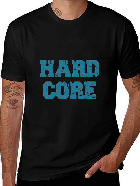 Hardcore Distressed Graphic T-Shirt
