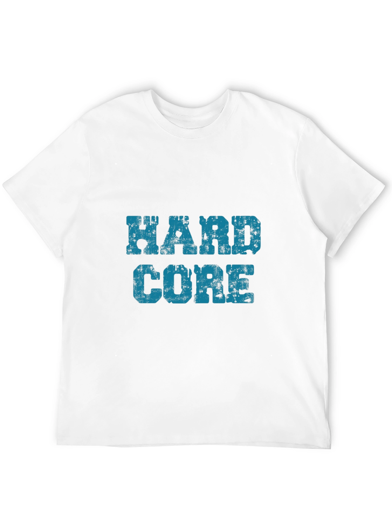 Hardcore Distressed Graphic T-Shirt