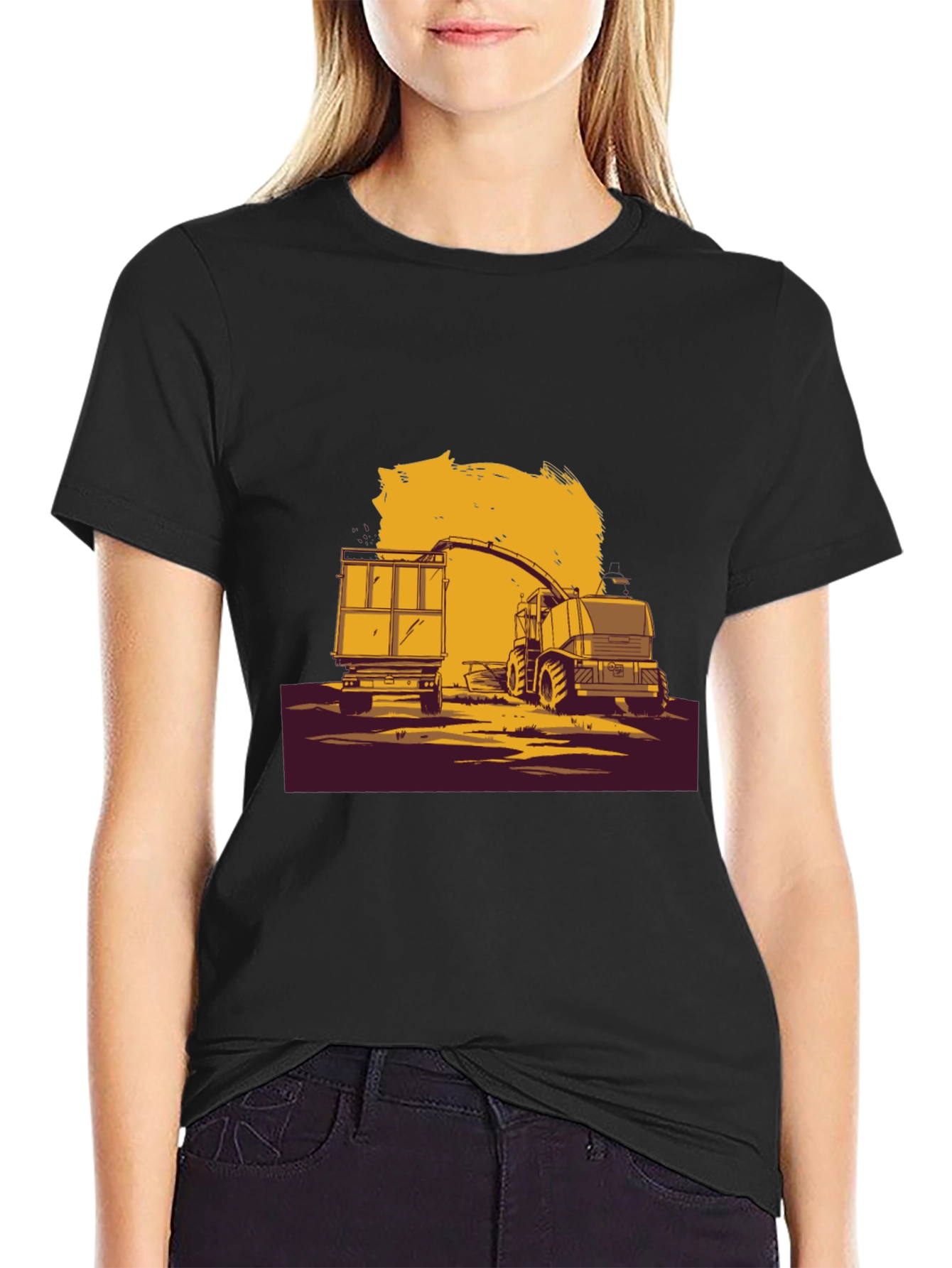 Harvest Time Black T-Shirt
