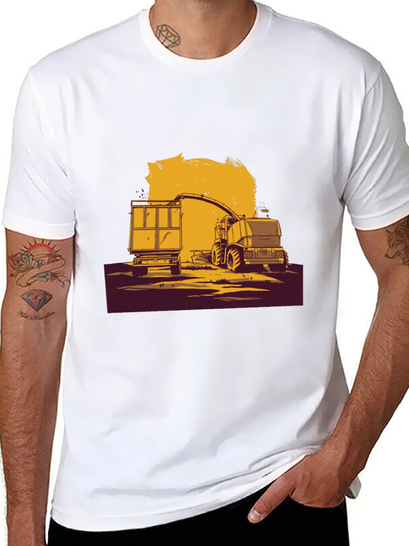 Harvest Time Black T-Shirt