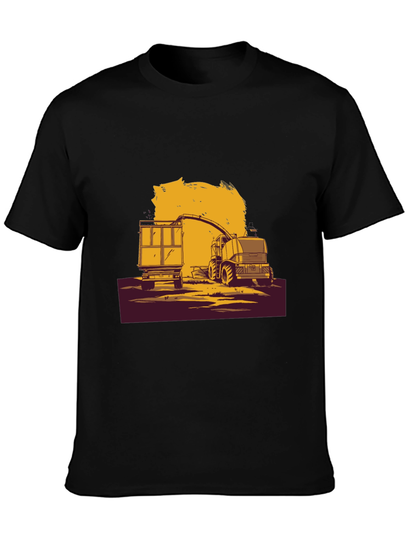 Harvest Time Black T-Shirt