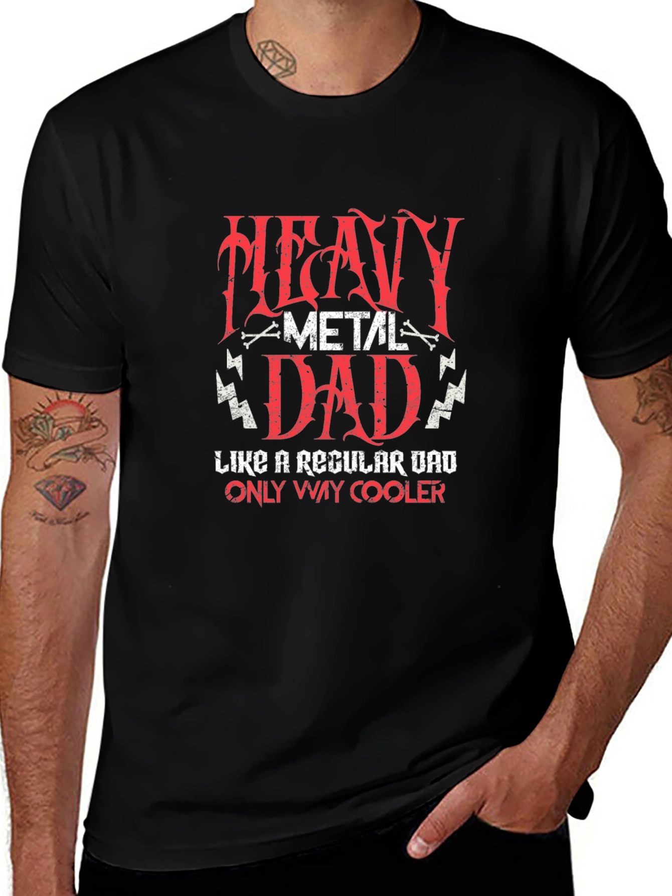 Heavy Metal Dad Graphic T-Shirt