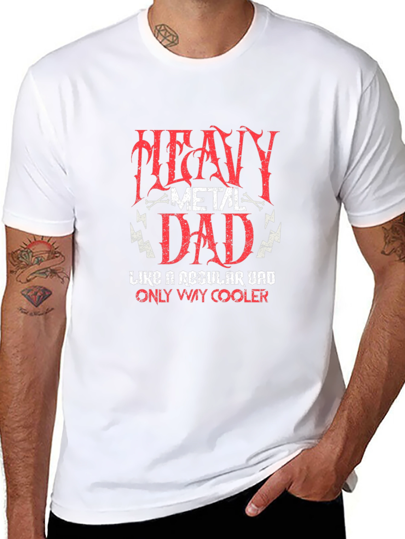 Heavy Metal Dad Graphic T-Shirt