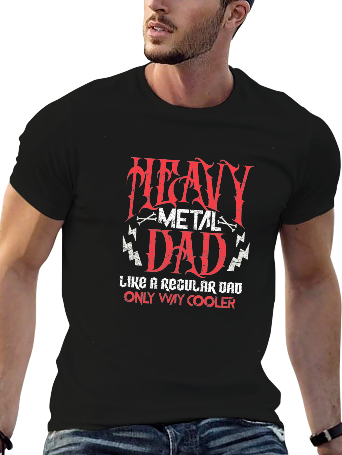 Heavy Metal Dad Graphic T-Shirt