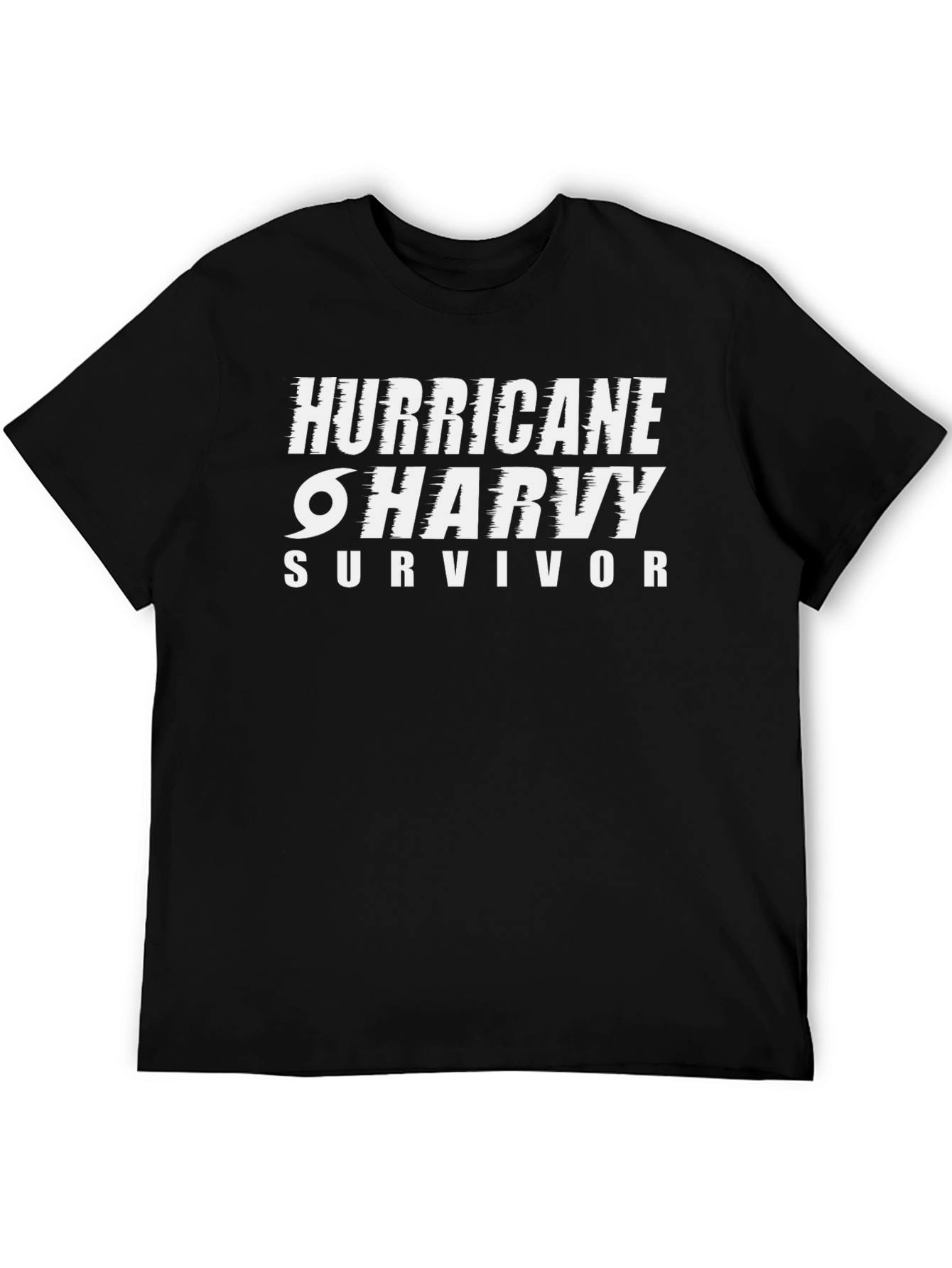 Hurricane Harvey Survivor Black T-Shirt