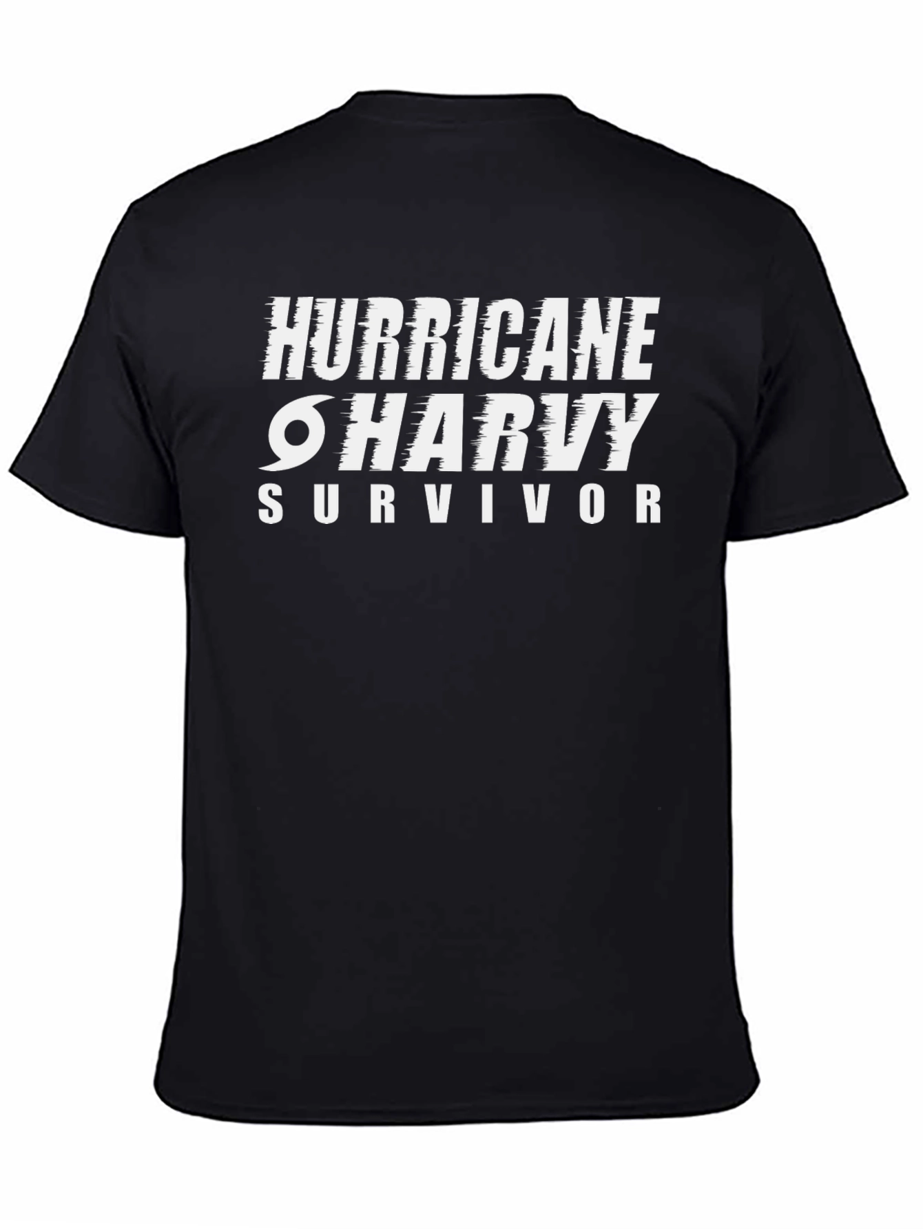 Hurricane Harvey Survivor Black T-Shirt