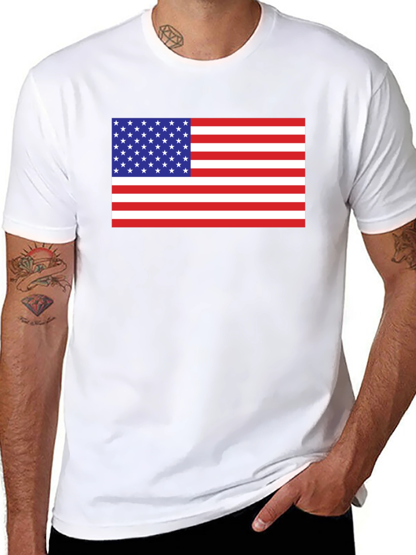 American Flag Graphic Tee - Patriotic Pride