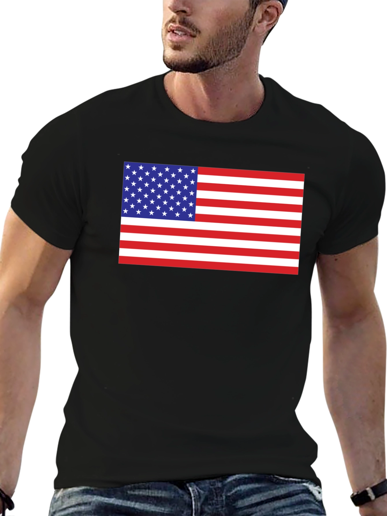 American Flag Graphic Tee - Patriotic Pride