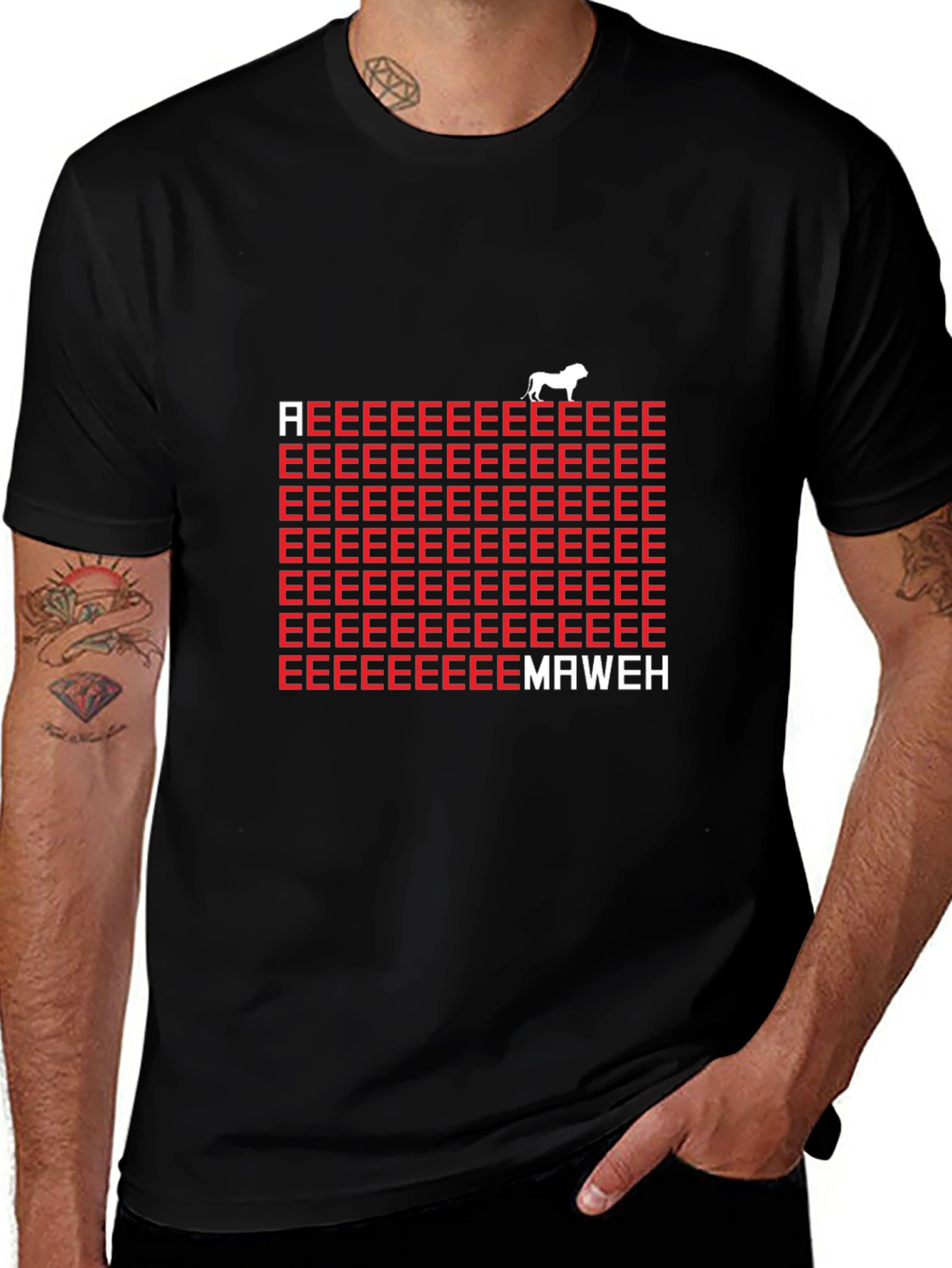 Aaaaaaaaaa Maweh Bulldog Graphic T-Shirt