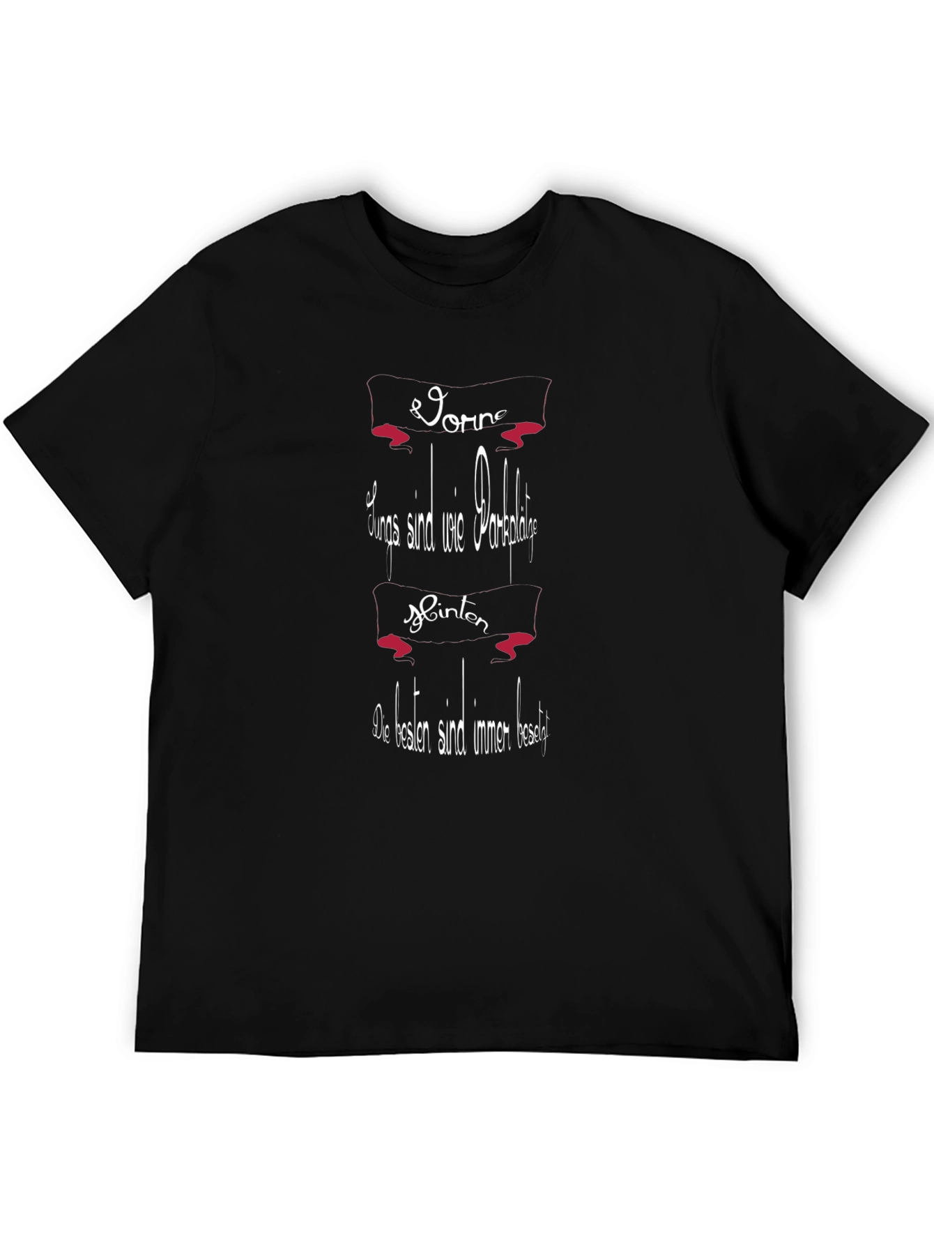 Humorous Graphic Tee - Front Parking Only
