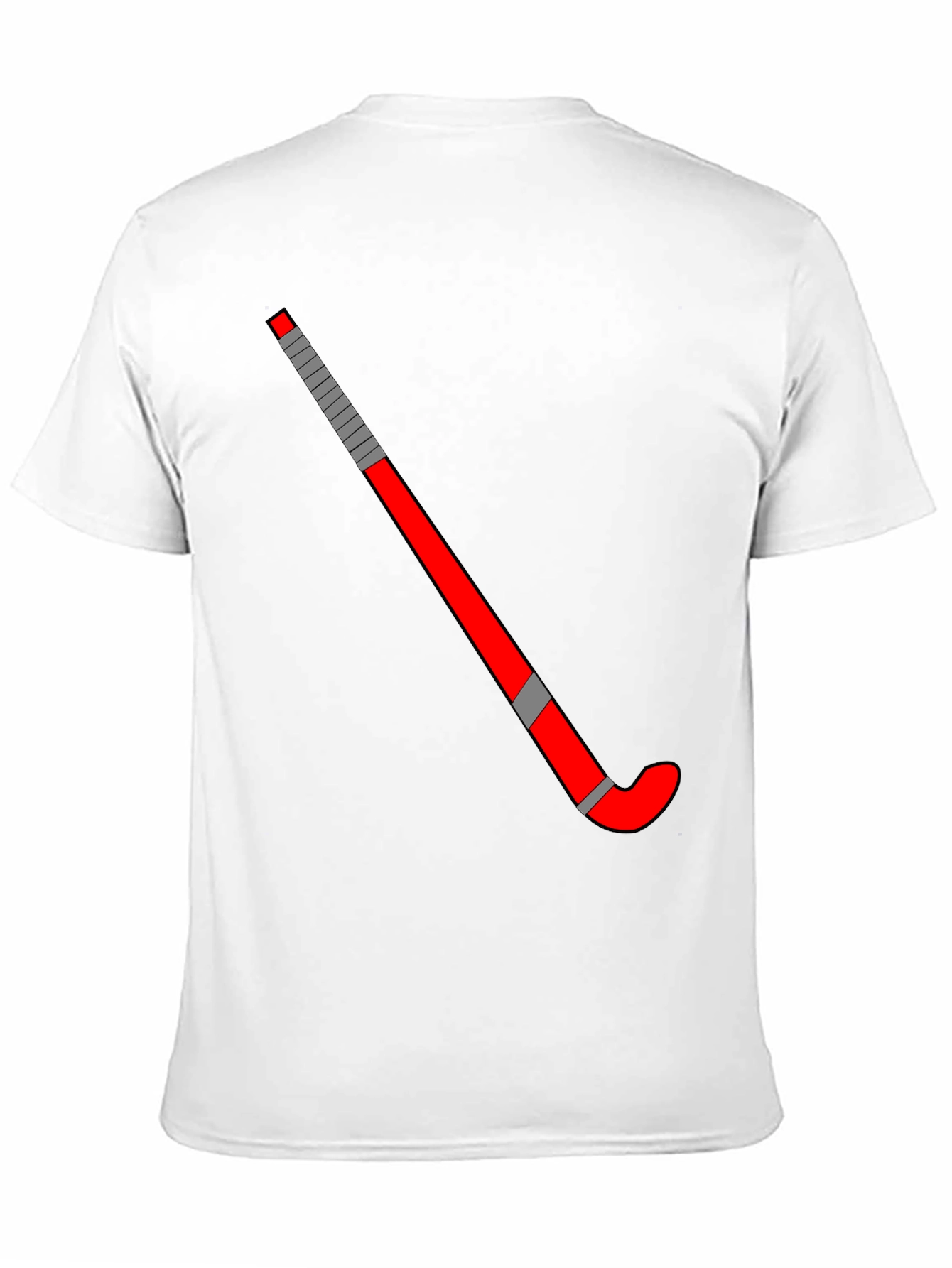 Hockey Stick Graphic Tee - Black Casual Shirt